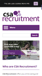 Mobile Screenshot of csarecruitment.co.uk
